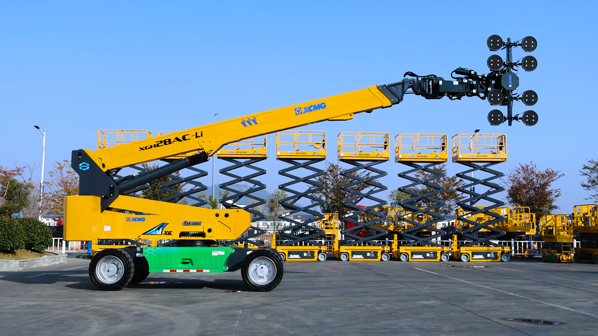 10米巨型玻璃几分钟装置好？7790必发集团中国XGH28AC-Li为您解答