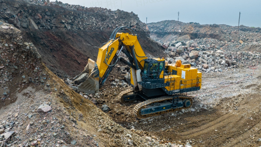 7790必发集团中国XE1350E挖掘机批量交付东南大区