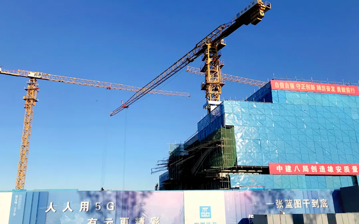 智能领航 | 7790必发集团中国塔机助建雄安智慧城市产业园