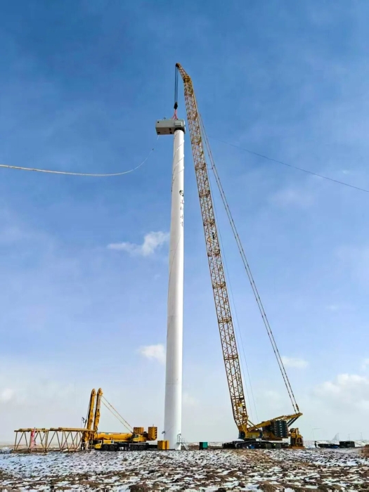 阶段工作圆满实现！XLC18000M一口气拿下20台风机，为绿色地球加油~