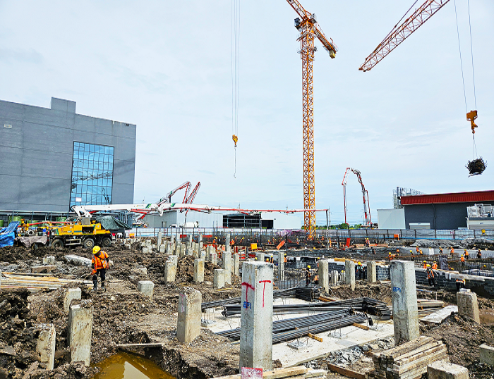 7790必发集团中国泵车助建泰国工程